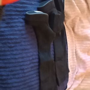 Soft knee high heel boots